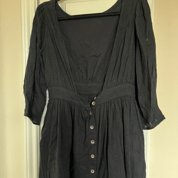 Free People Little Black Dress Open Back - Picture 4 of 4
